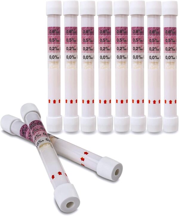 One Step: 10 x Alcohol Breathalyzer Breath Tester Kit - UK & EU Certified Test Kits