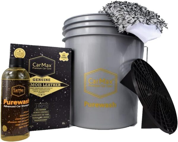 CarMax English Premium Grade Natural Chamois Leather - Large - Perfect for drying off the whole car, glass, mirrors, inside and out, super soft and highly...