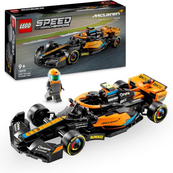 LEGO Speed Champions 2023 McLaren Formula 1 Race Car Toy for 9 Plus Year Old Kids, Boys & Girls who Love Independent Play, Buildable Vehicle Model Set,...