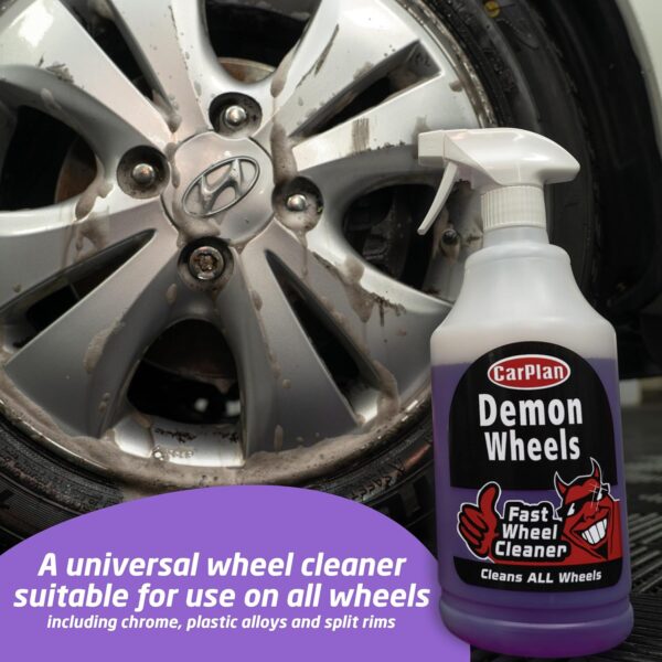 CarPlan Demon Universal Wheel Cleaner Brake Dust Dirt Remover, 1 L