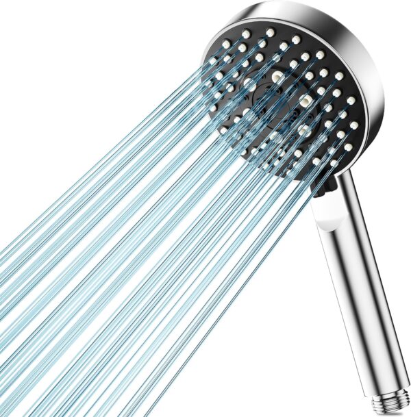 Magichome Shower Head, High Pressure Shower Head with 5 Spray Modes(Only Shower Head), Turbocharged Design Powerful Shower Head for Low Water Pressure