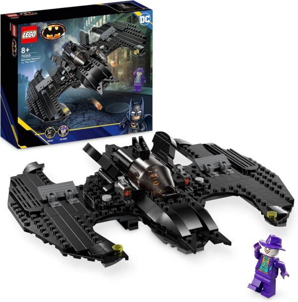 LEGO DC Batwing: Batman vs. The Joker Set, Iconic Aeroplane Toy from 1989 Film with 2 Minifigures, Classic Super Hero Playset, Birthday Gift Idea for Kids,...