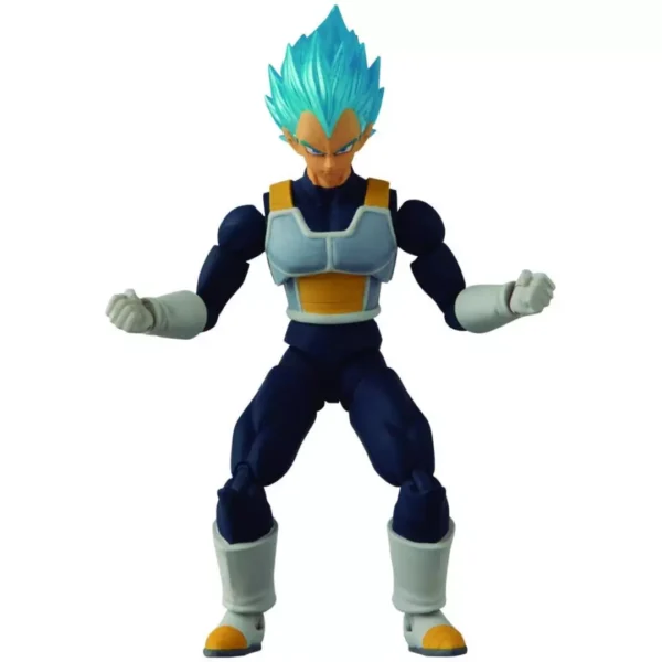 BANDAI Dragon Ball Evolve Anime Figure Anime Gifts And Anime Merch From Dragon Ball Manga And Anime Vegeta, Blue Vegeta, 12.5 cm